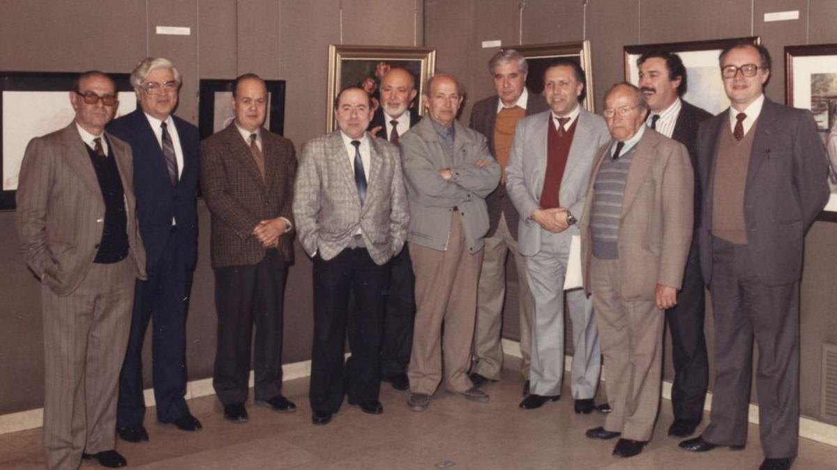 Primera exposició del Grup 13 a Manresa, el 1988 | ARXIU PARTICULAR