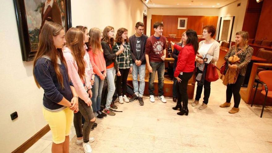 Bienvenida a los alumnos franceses de intercambio en el IES Número 5