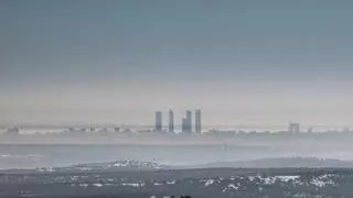 Aviso amarillo por nieve este sábado en la Sierra y el área metropolitana de Madrid