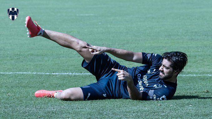 Uno de los entrenamientos del Monterrey