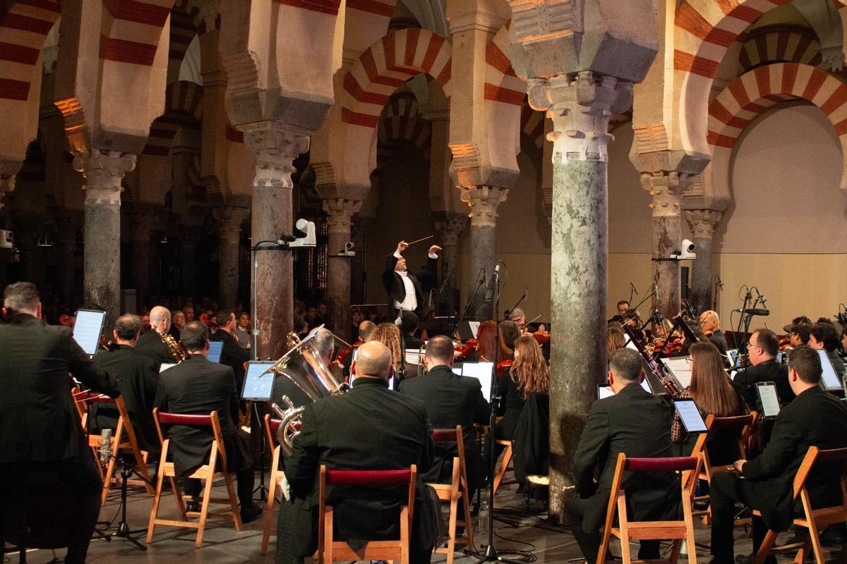 Concierto de la orquesta y coro en la Mezquita-Catedral de Córdoba.