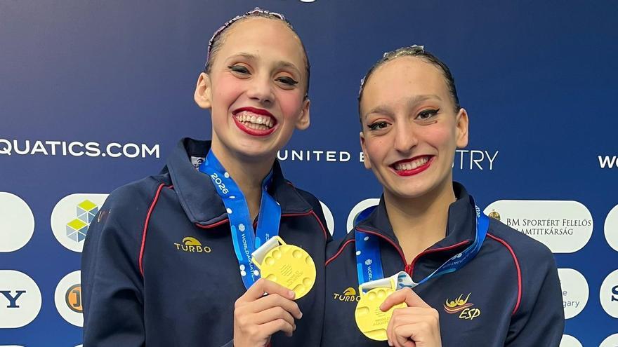 Daniela Suárez brilla con cuatro medallas en el Mundial júnior de natación artística