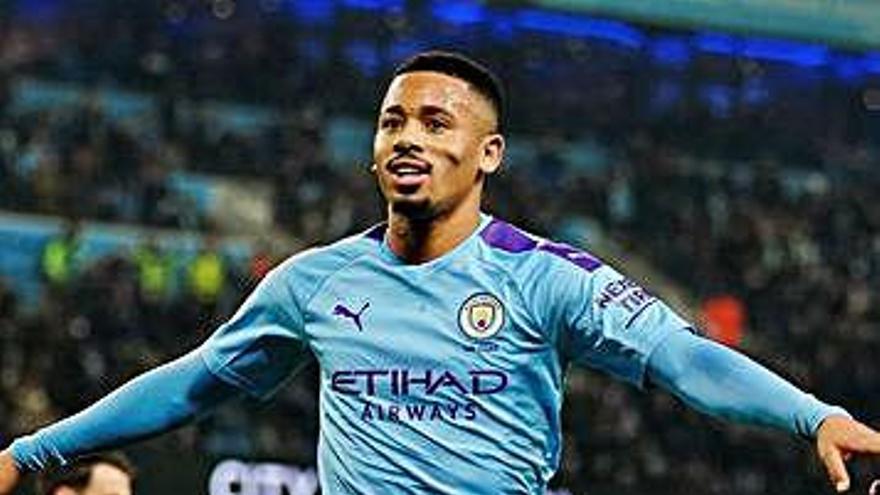 Gabriel Jesus, bigolejador ahir