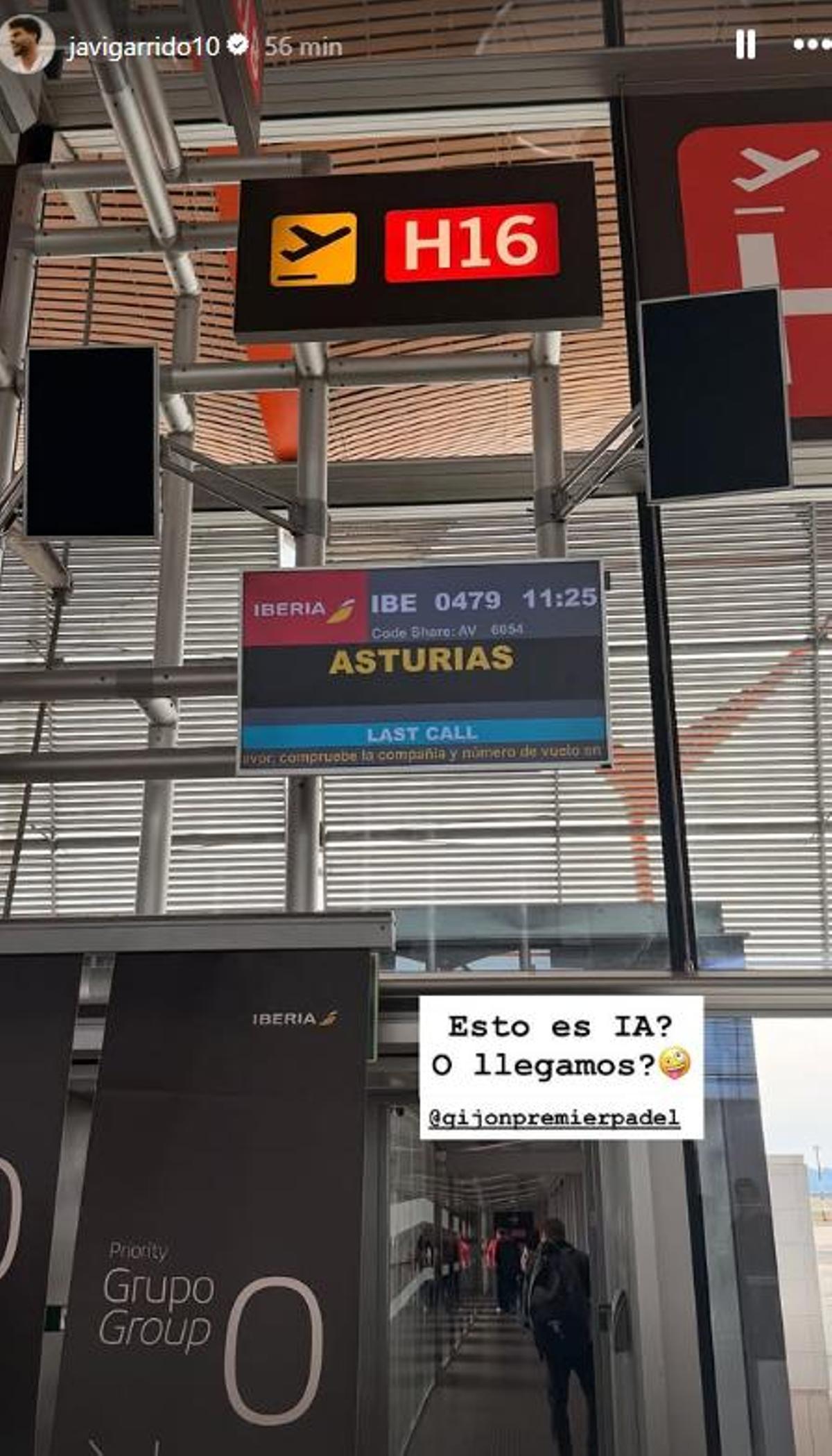 Garrido incluso hizo broma cuando vio que relamente llegaba al partido