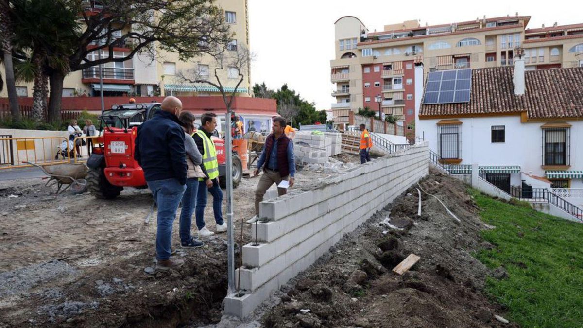 Parte de las actuaciones que se ejecutan en La Patera.