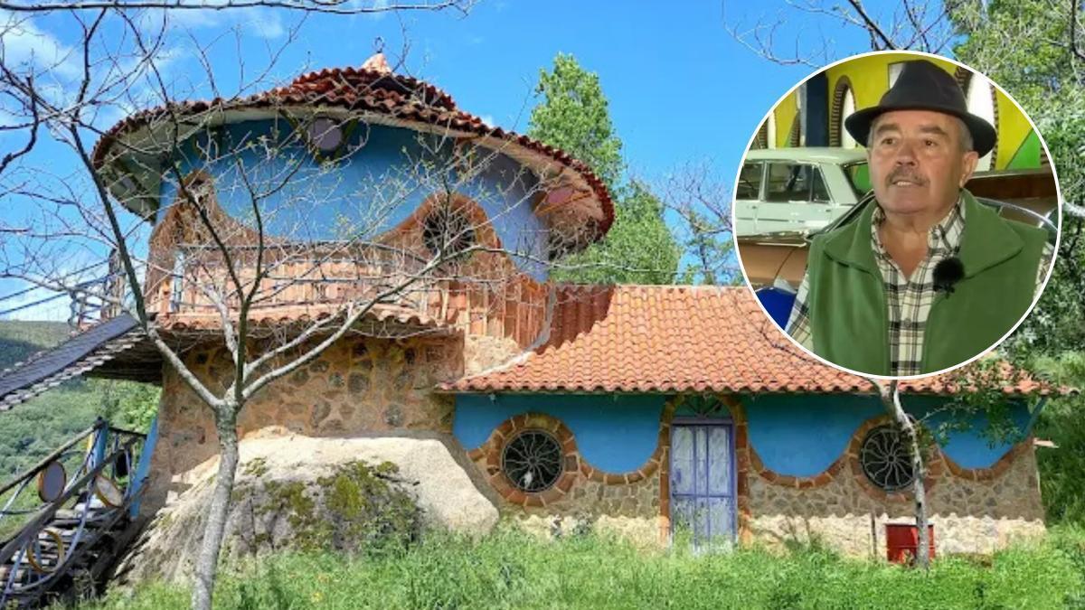 Juan Gil es el creador de la Casita del Árbol en Hervás.