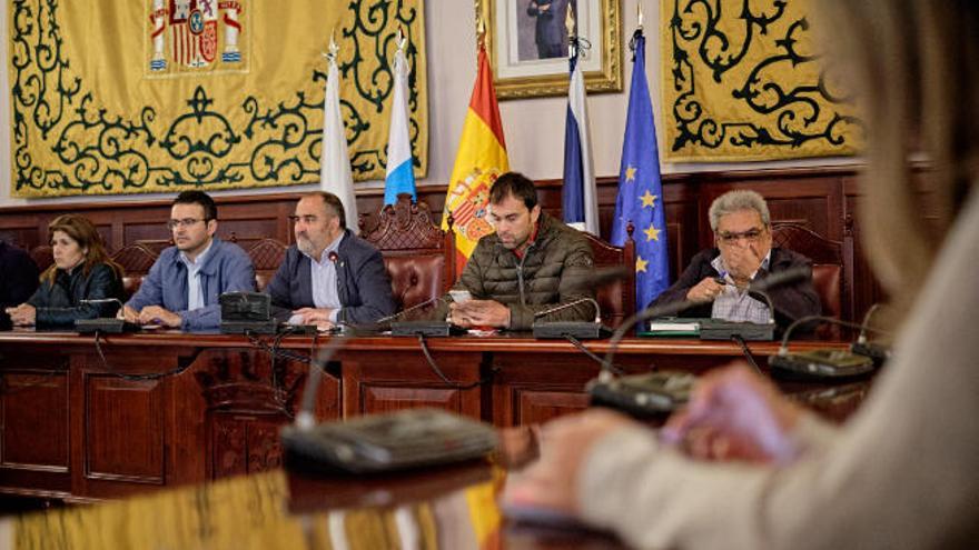 Último pleno municipal celebrado en El Rosario.