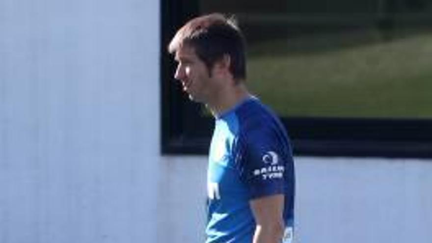 Albert Celades, ayer en la ciudad deportiva de Paterna.