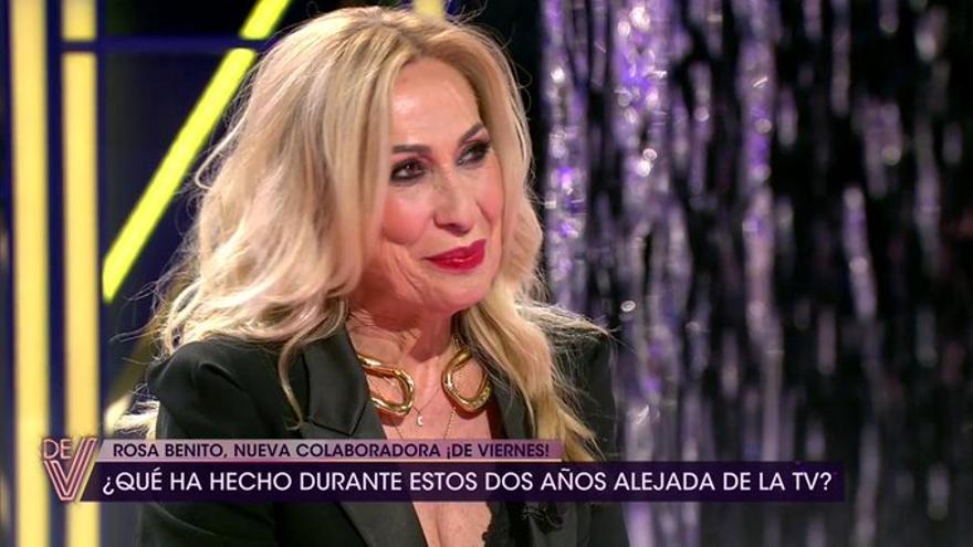 Rosa Benito libra el veto de Telecinco y regresa a la televisión: &quot;Prefería estar en casa&quot;