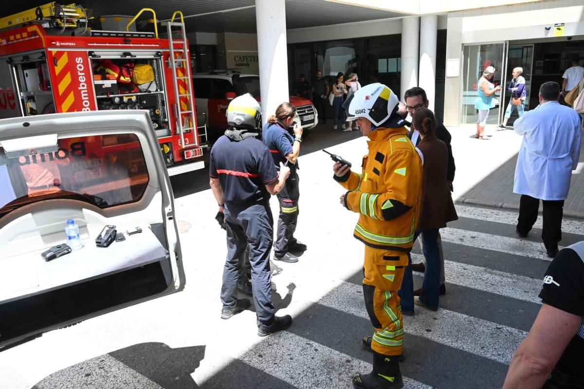 Incendio en el Hospital de Torrevieja