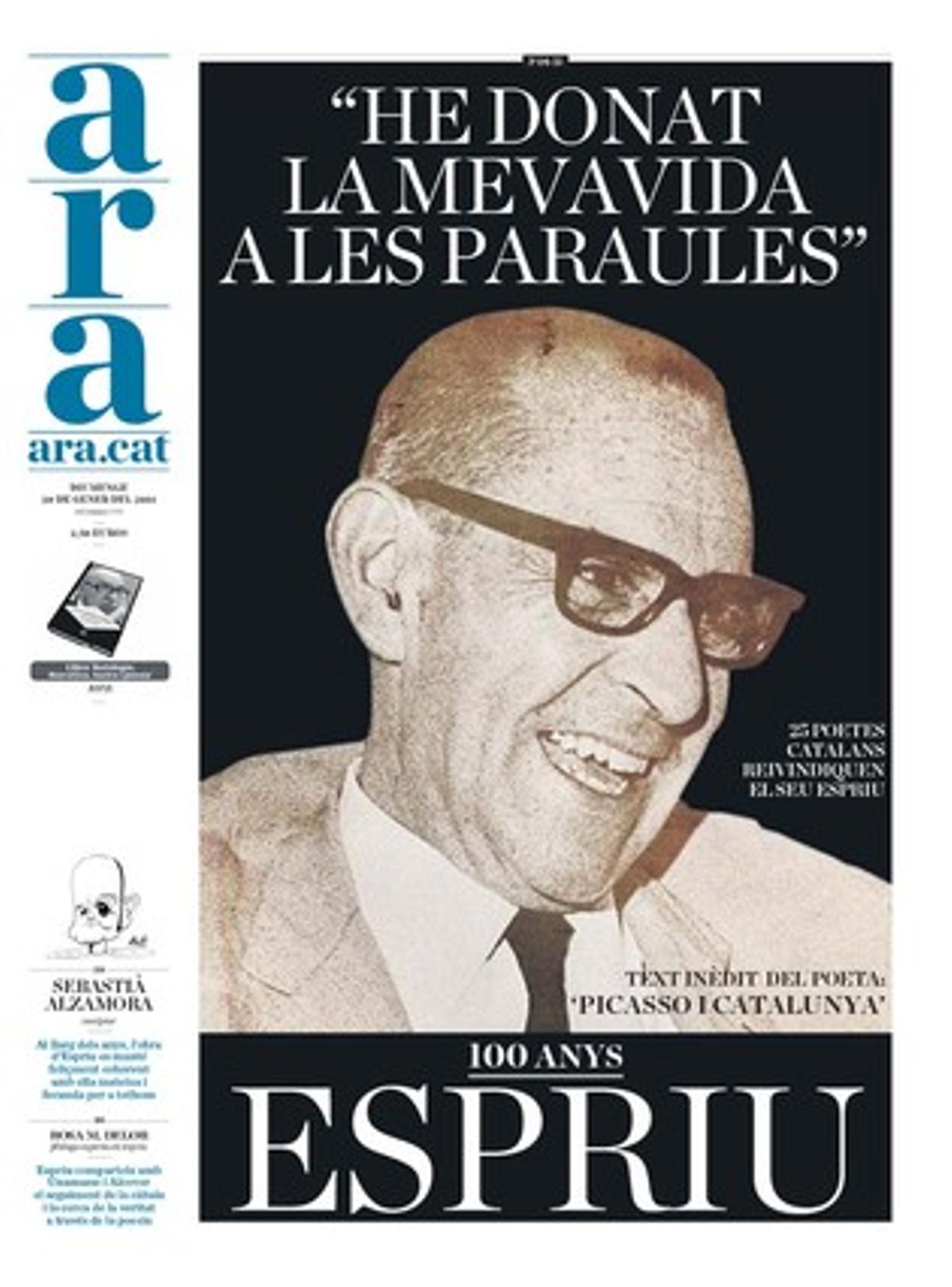 Ara, 20-01-2013. Ara, 20-01-2013.