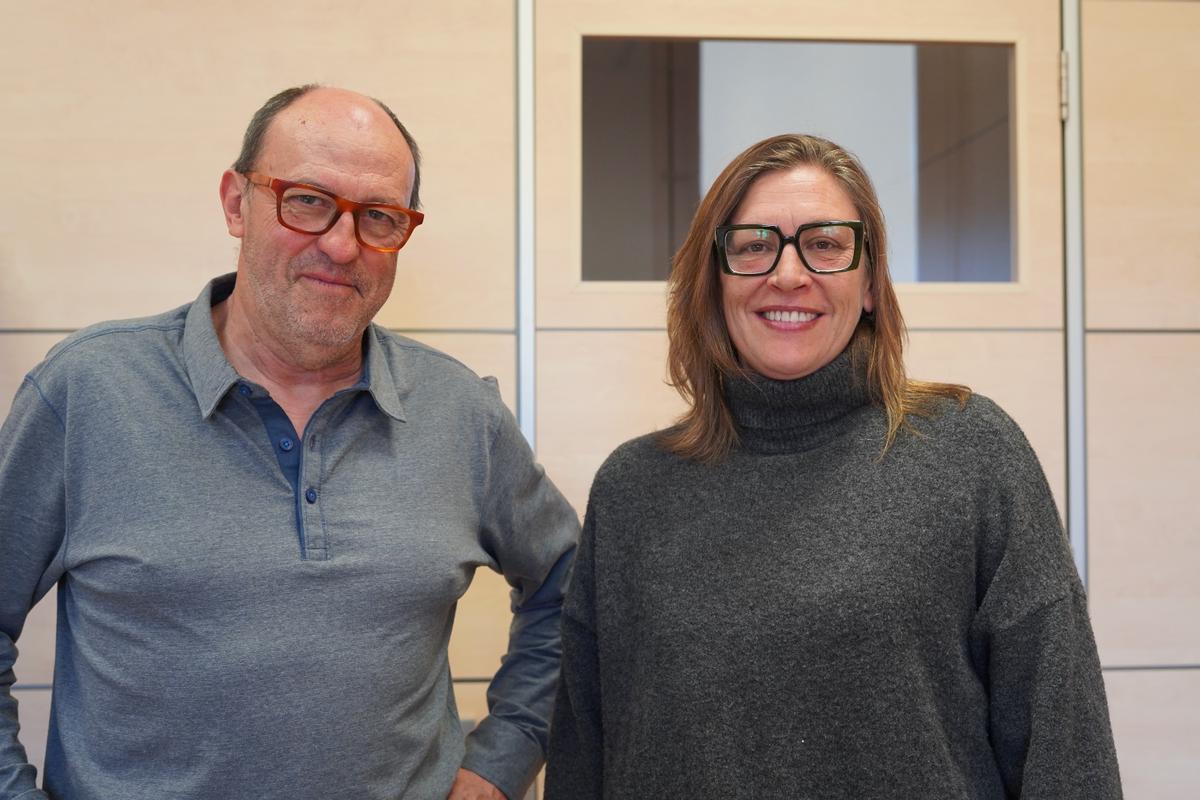 Josep Caballol i Judit Cardona, de l'entitat Amisol
