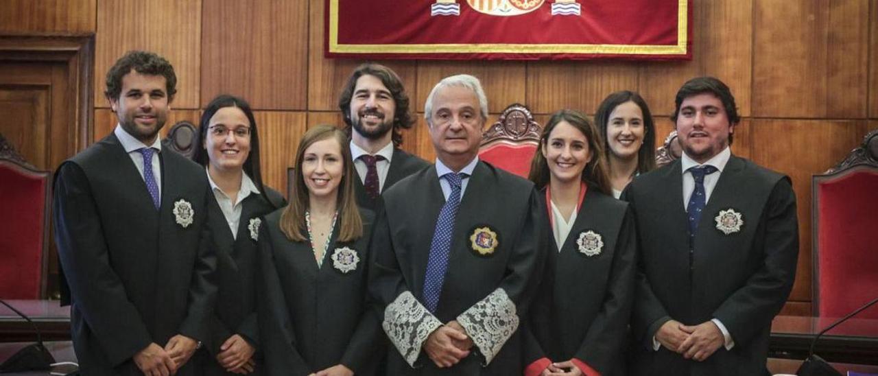 Javier Campos Ortega, Marta Ruiz Rivera, Sara Gutiérrez Fernández, Alfredo Fondevilla Martínez, Jesús María Chamorro, Teresa Martín Uría, Marta Sánchez Paramio y Juan Tuero García. | Irma Collín