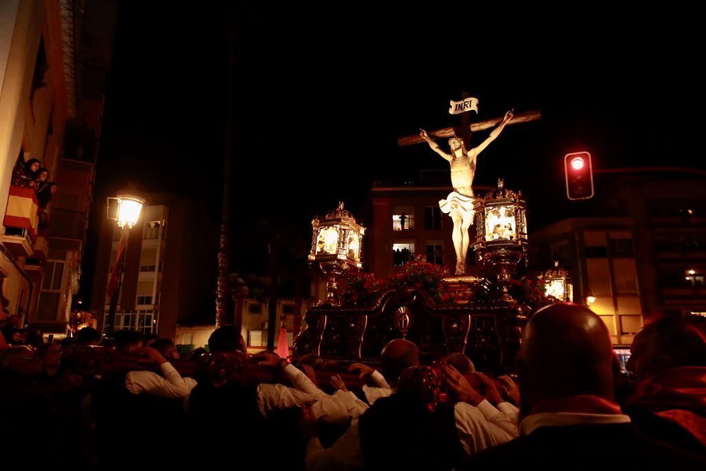 Imágenes del encuentro de las tres imágenes de la Archicofradía del Cristo de la Sangre de Lorca