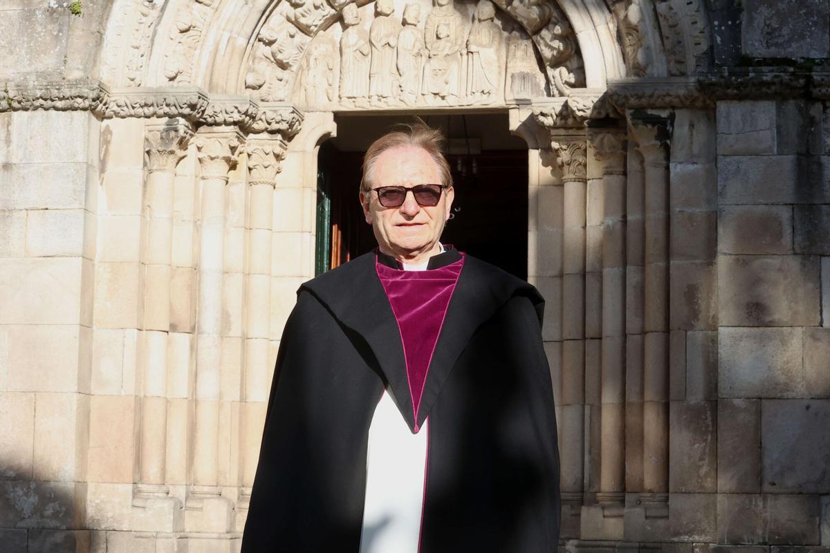 Severino Suárez, nuevo abad de la Colegiata de Santa María del Campo.