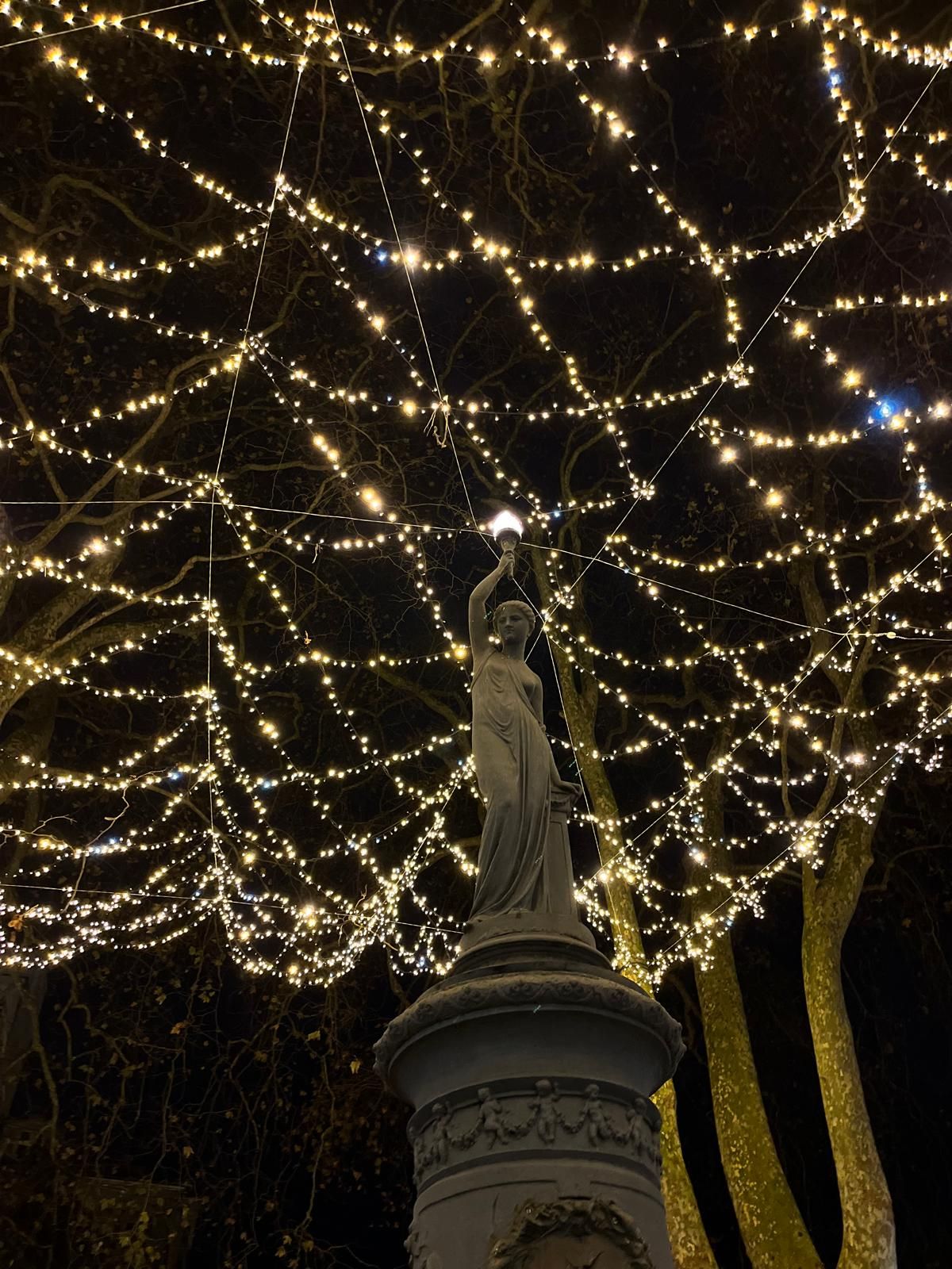 La estatua de la fuente de Azcárraga