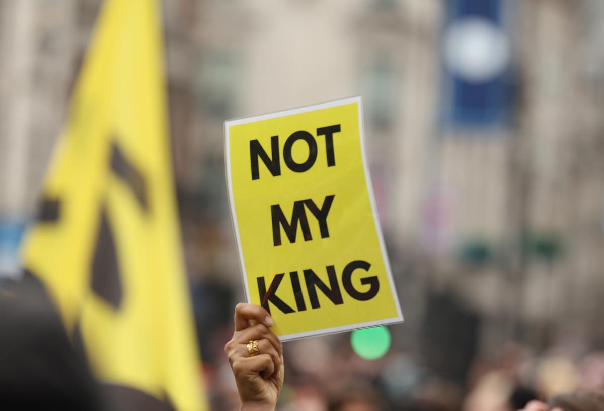 Protestas en la coronación de Carlos de Inglaterra