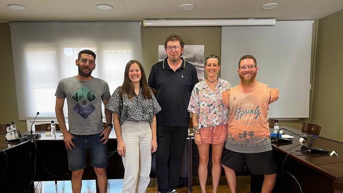 Equip de govern de la CUP a Navàs a l'inici del mandat