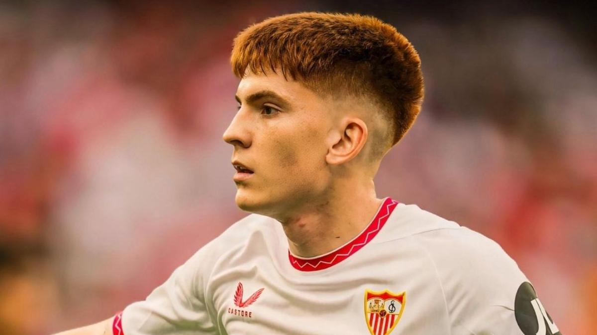 Valentín Barco, futbolista del Sevilla