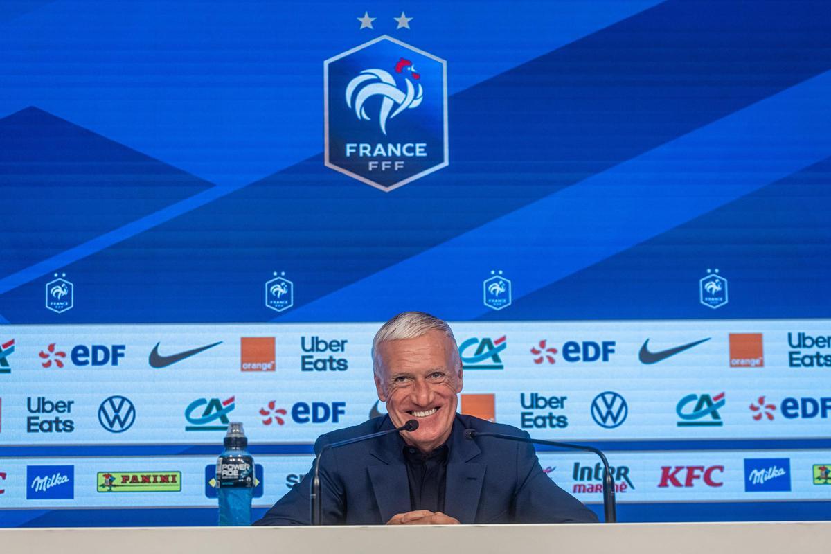 France head coach Deschamps announces squad for upcoming matches