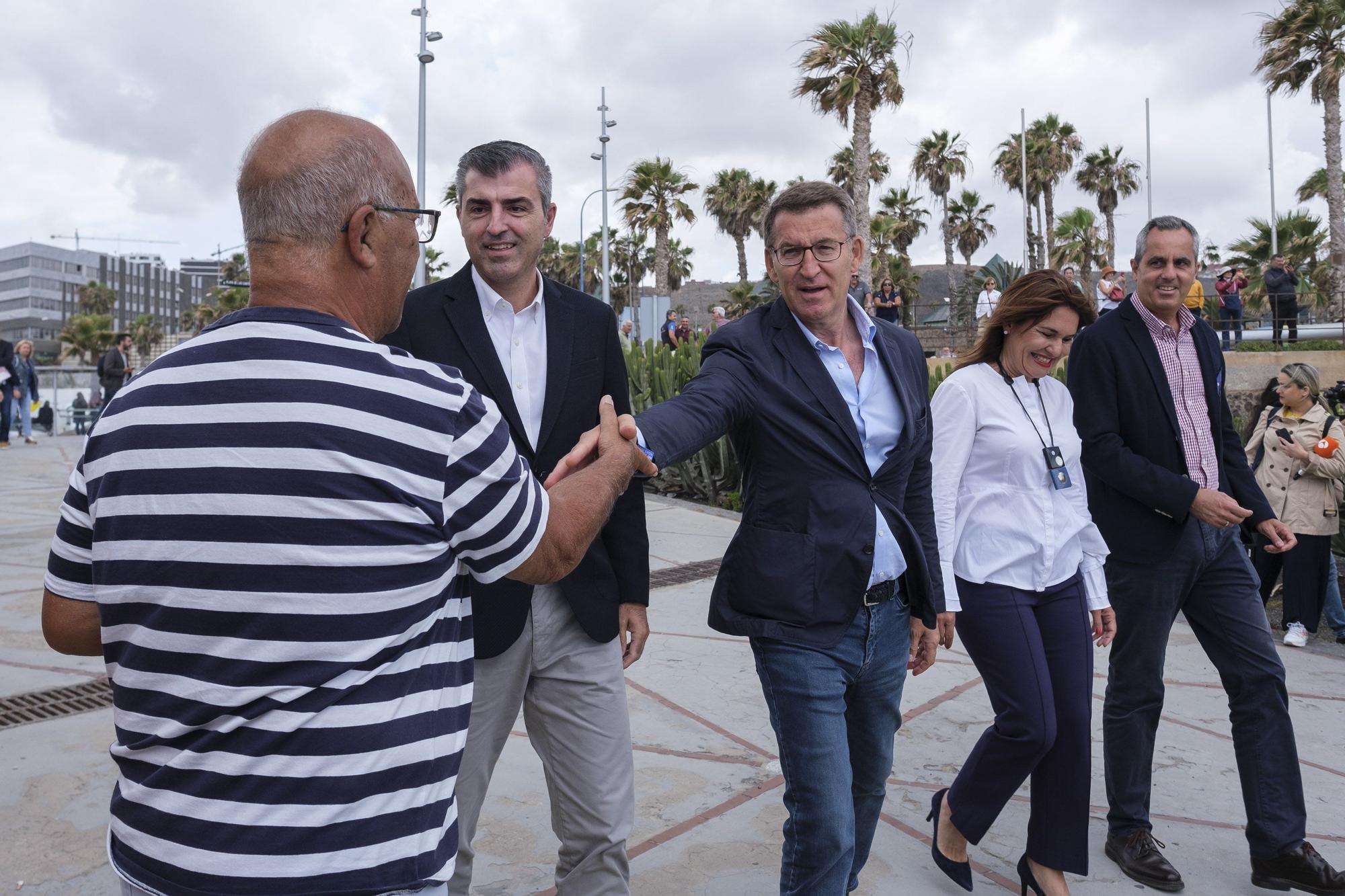 Visita de Alberto Núñez Feijóo a Las Palmas de Gran Canaria