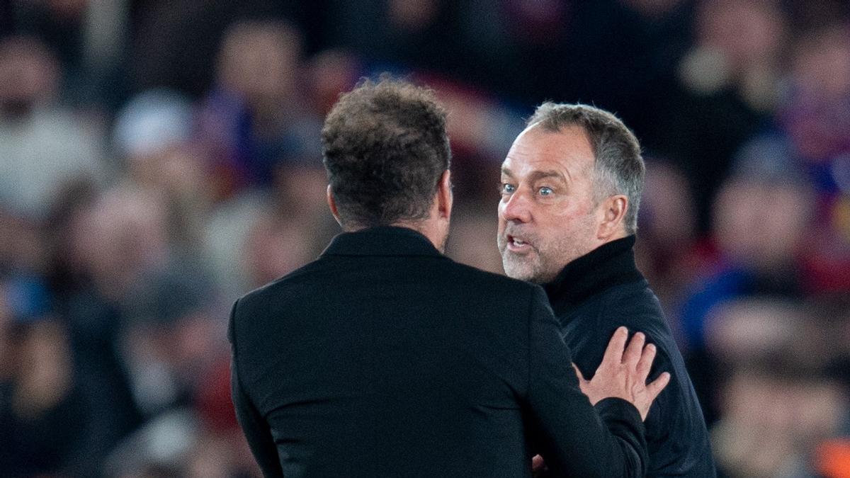 El Barça protagonizó ante el Atlético el partido más extenuante de la ‘era Flick’