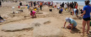 A Lanzada, donde el arte está en la arena