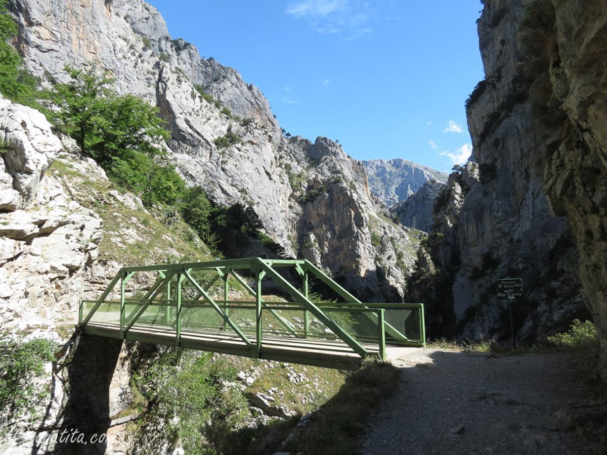 El Puente de Bolín, icónico punto de la Ruta del Cares