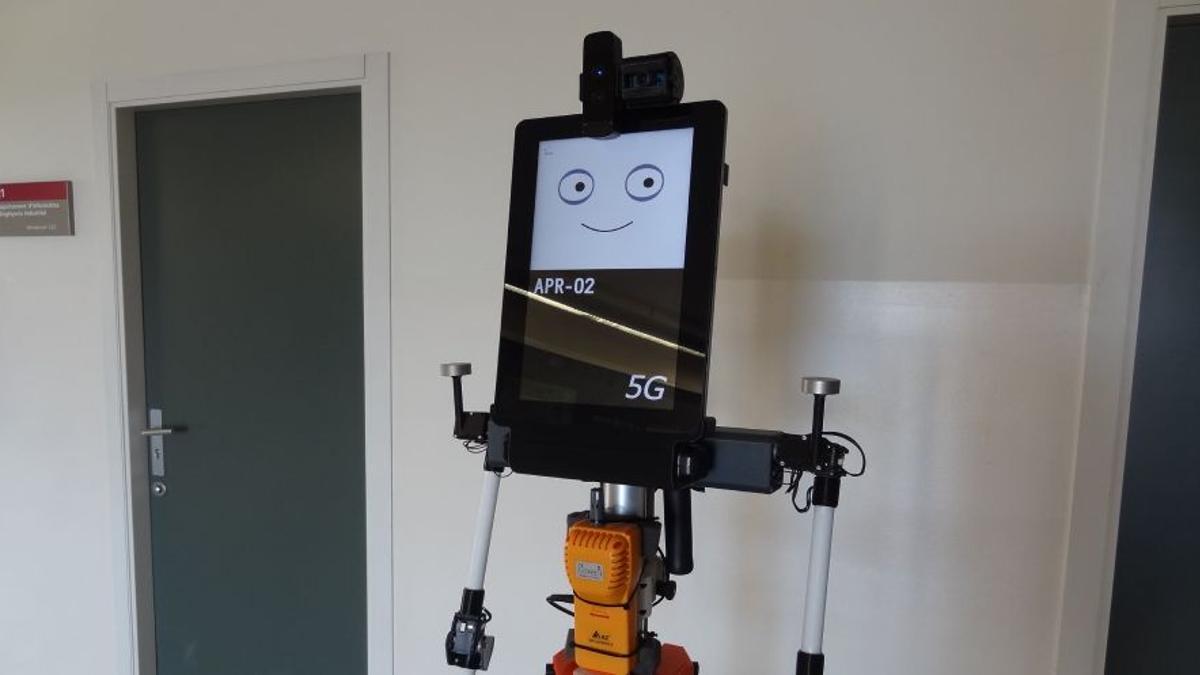 El robot de la Universitat de Lleida.