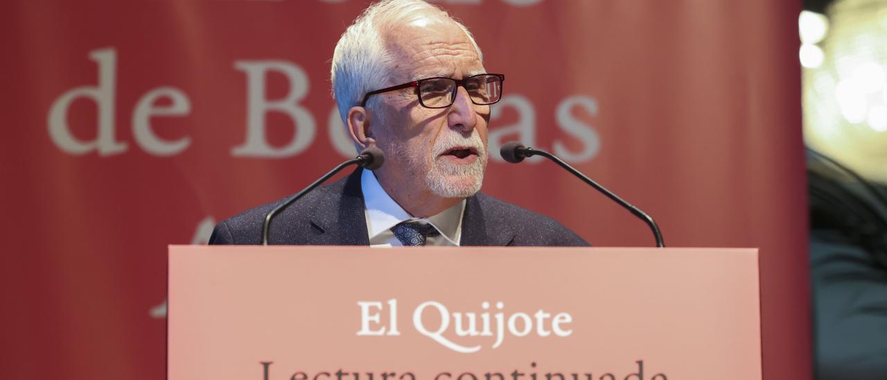 Luis Mateo Díez inaugura la lectura continuada de la novela &quot;más universal&quot;, &#039;El Quijote&#039;