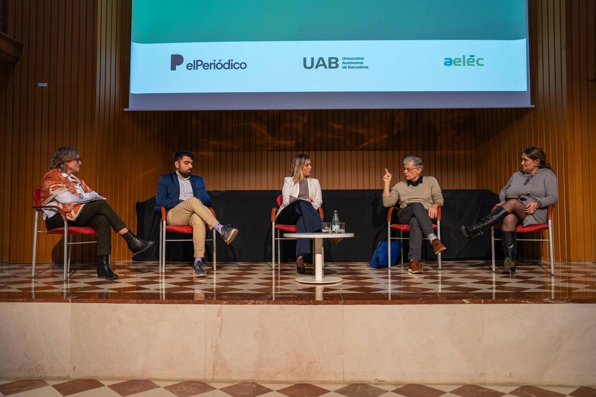 Eduardo Rodríguez, Pol Salvadó, Elisabet Carnicé, Mariàn Navarro y Alejandro Soldevila.