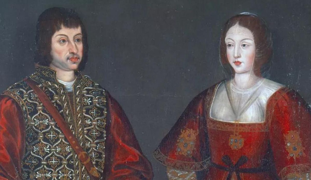 Retrato de los Reyes Católicos.