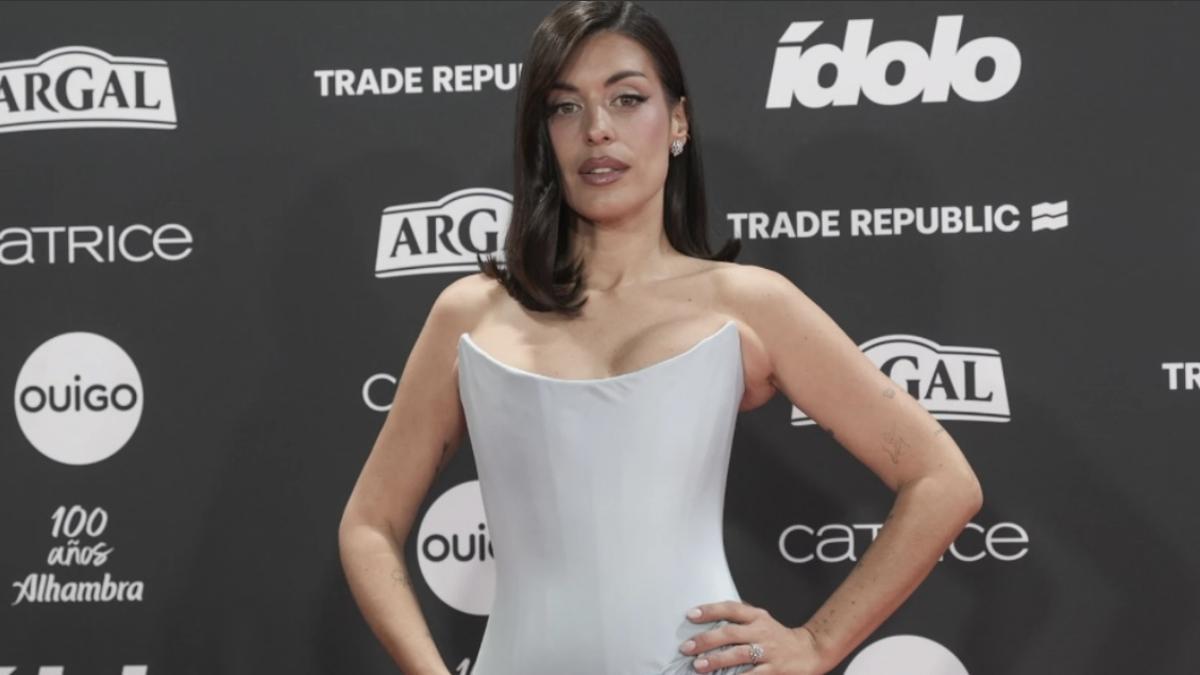 Dulceida, en el photocall de los Premios Ídolo 2025.