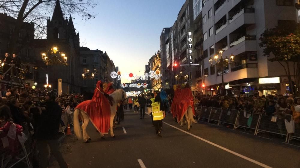 Las imágenes de la Cabalgata de Reyes de Vigo 2019