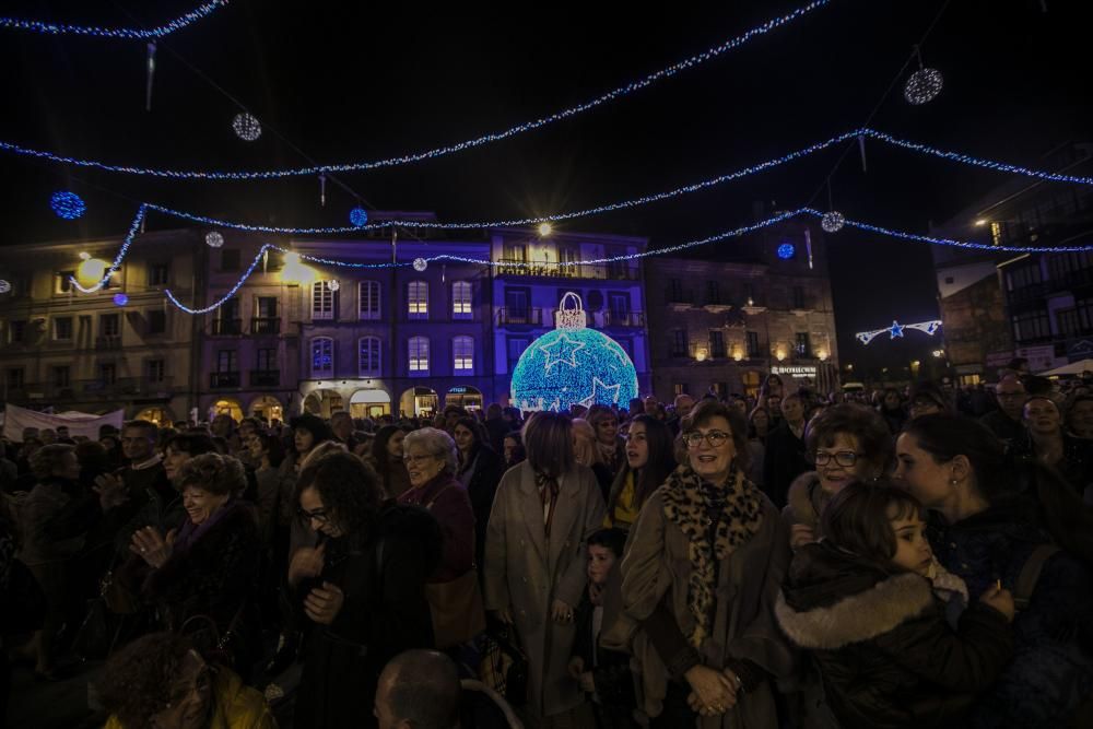 Luces de Navidad en Avilés