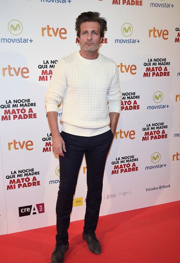 Jesús Olmedo en el estreno de 'La noche que mi madre mató a mi padre'