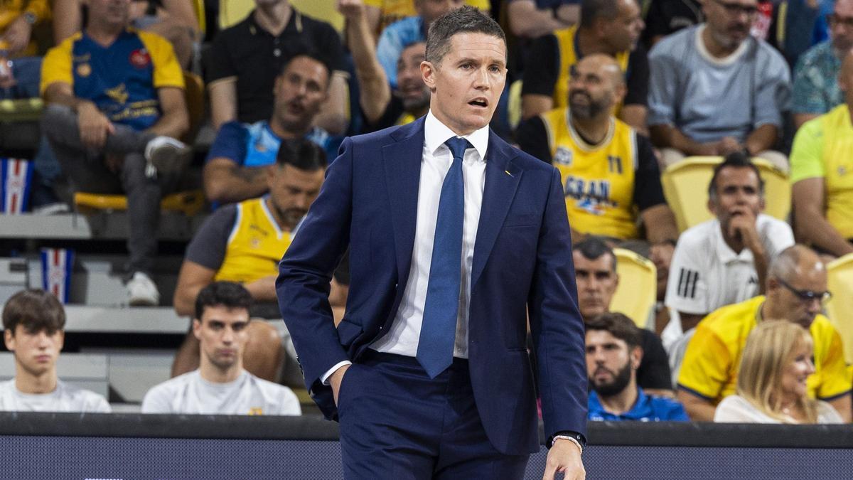 Jaka Lakovic, durante el duelo ante Unicaja.