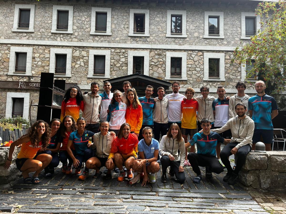 Buena parte de la delegación española que participará en el Mundial