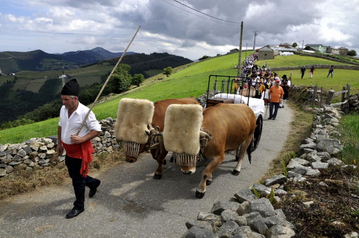 Un momento del Festival Vaqueiro y de la Vaqueirada.