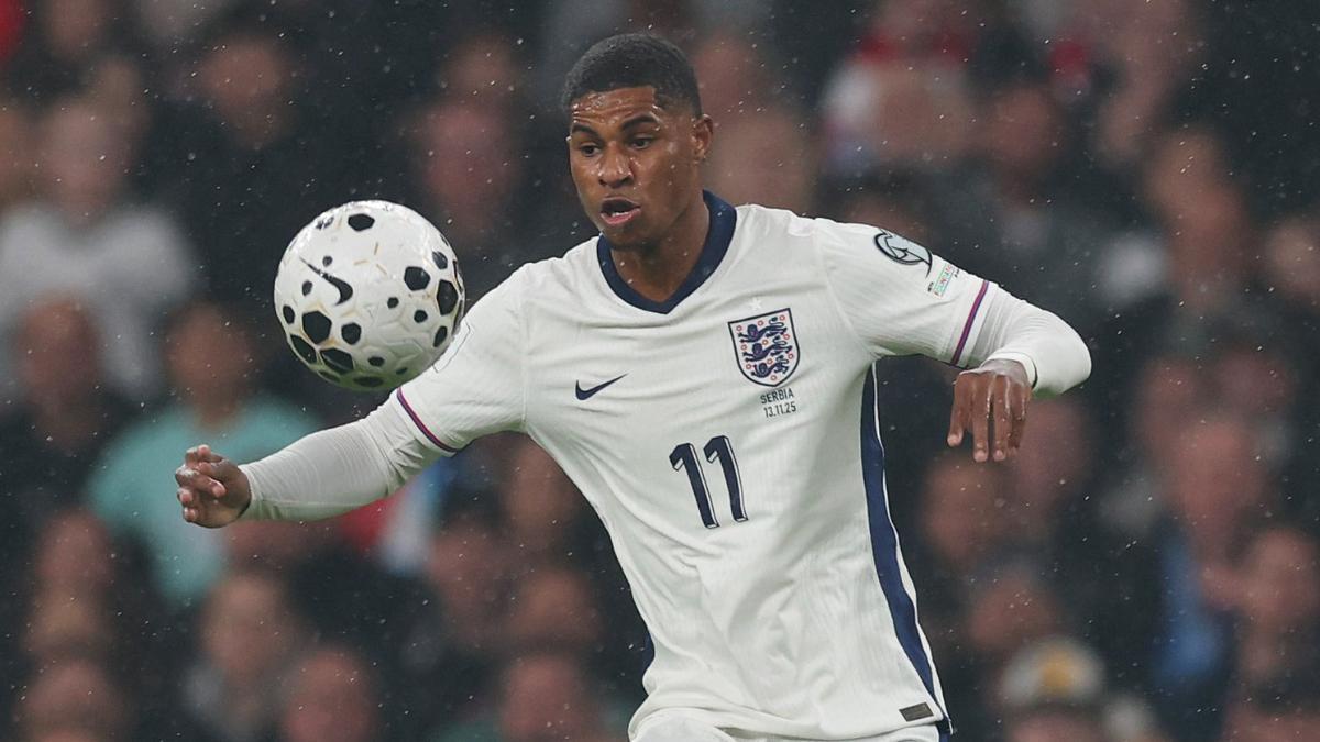 Rashford asistió a Kane ante Albania