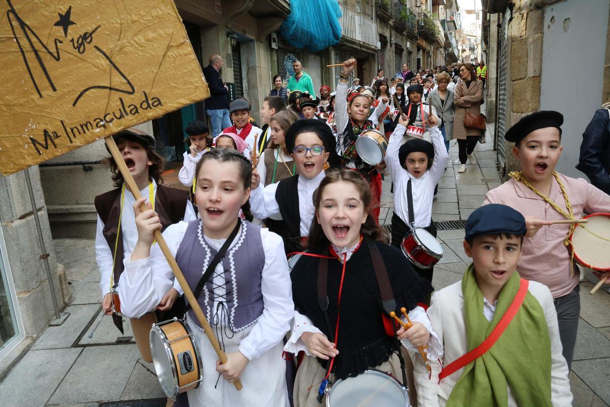 Los más pequeños protagonizan su 'Reconquistiña' Los más pequeños protagonizan su 'Reconquistiña'