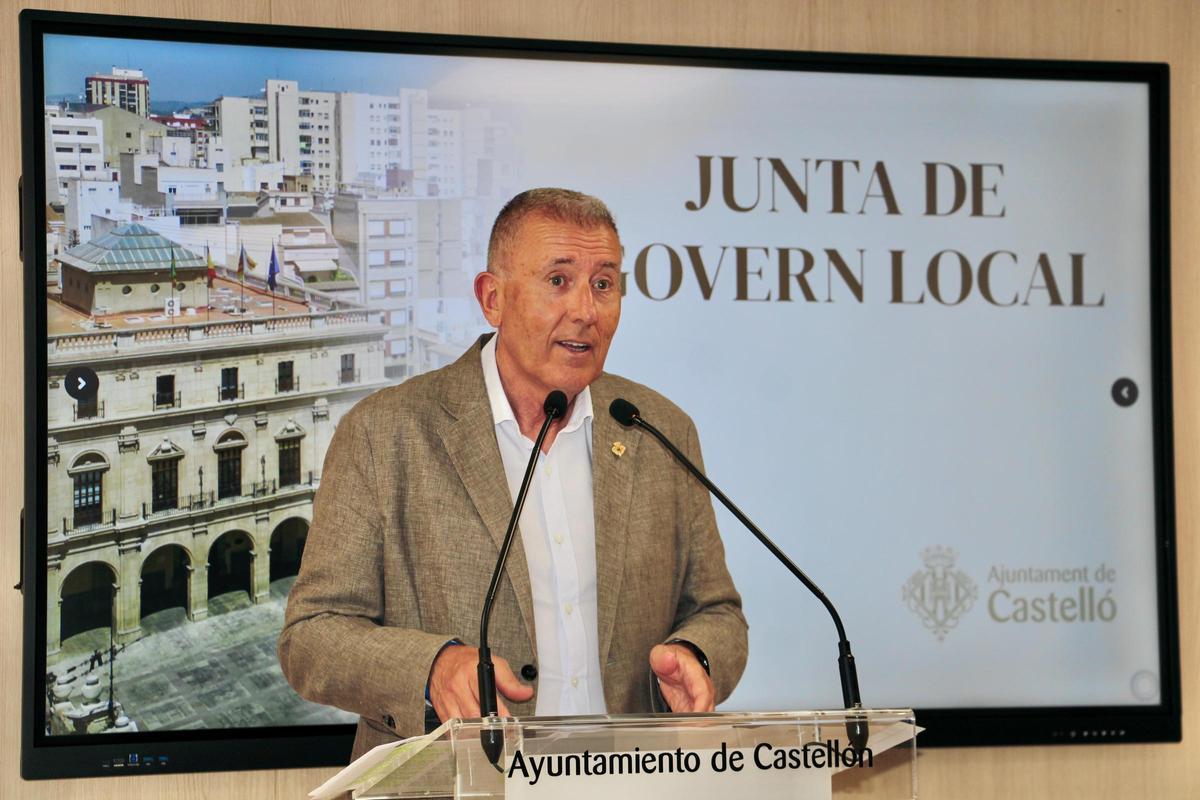 Vicent Sales es el portavoz del equipo de gobierno municipal de Castelló.
