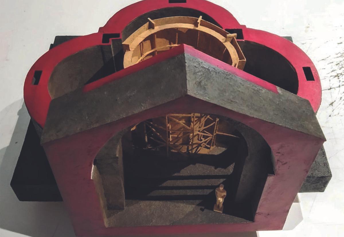 Una de les obres que conformen l'exposició.
