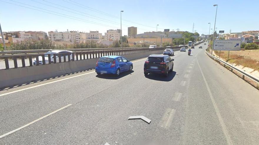 Un fallecido tras un accidente de tráfico en la A-7 en Fuengirola