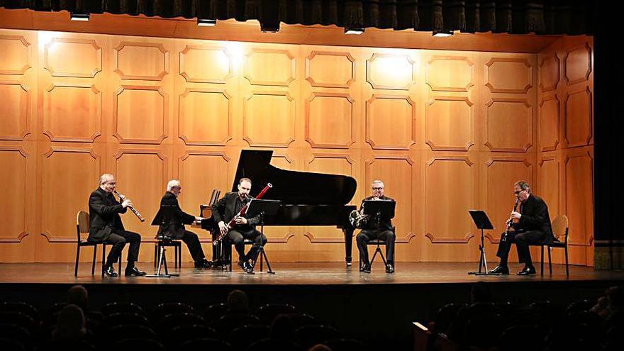 Un instante del concierto de ayer. | Juan Plaza