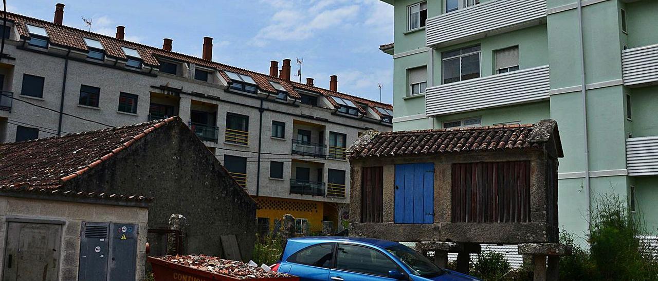 Zona en la que se pretende construir un edificio en Vilariño.   | // GONZALO NÙÑEZ