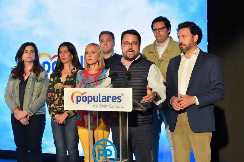 28-04-2019 LAS PALMAS DE GRAN CANARIA. Noche electoral en el Partido Popular  | 29/04/2019 | Fotógrafo: Andrés Cruz