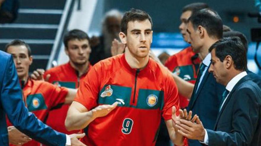 Víctor Claver, con el Lokomotiv Kuban.