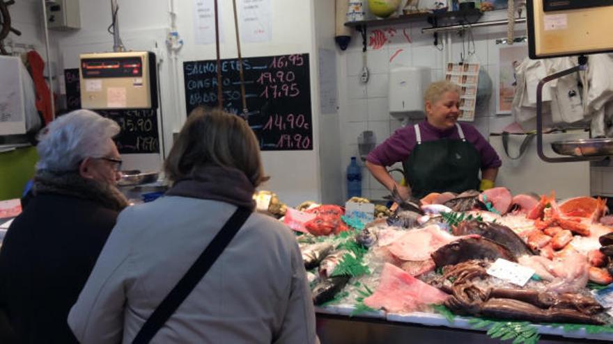 Nochebuena en el mercado