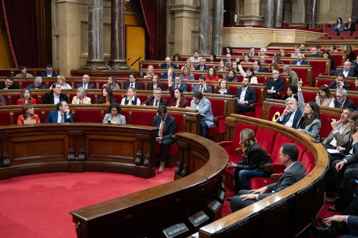 Pleno del Parlament.